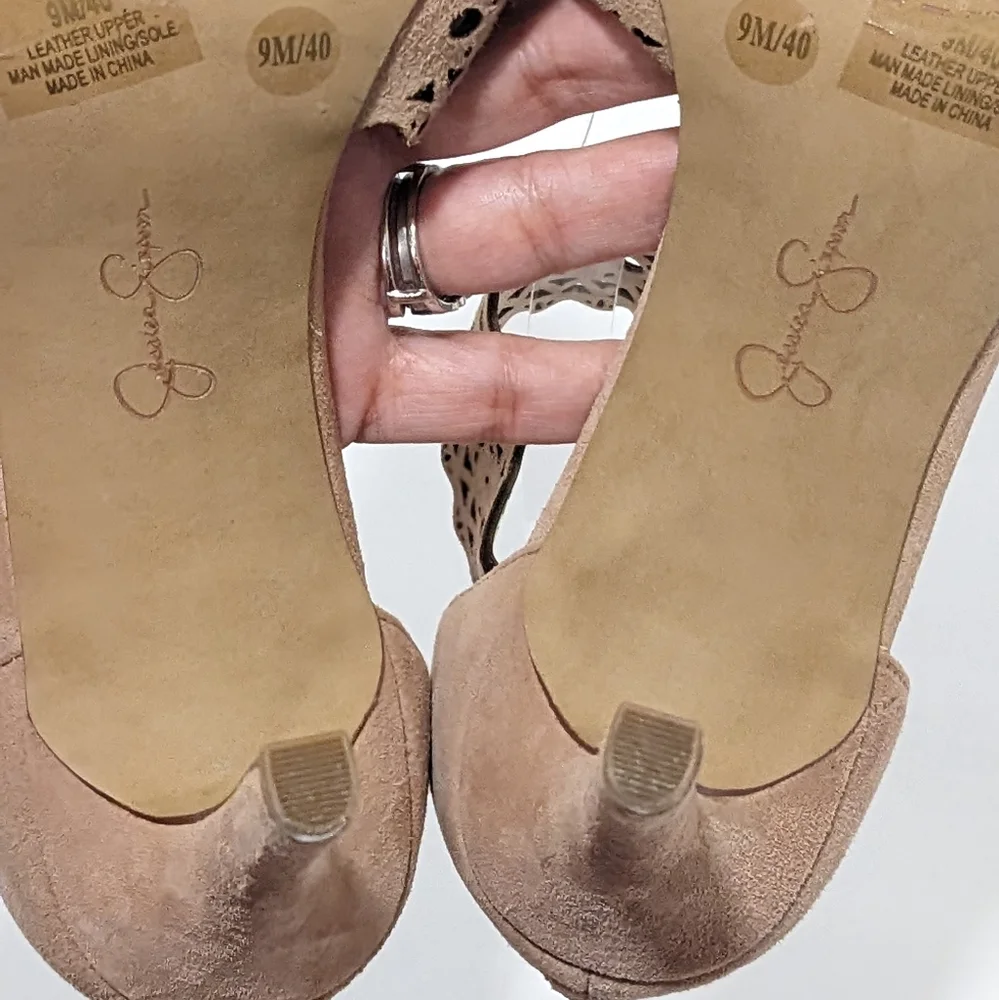 Jessica Simpson Suede Jastia Heels - Picture 14 of 16